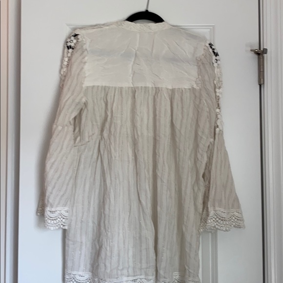 Free People tunic crochet trim - Picture 2 of 2